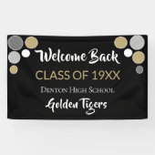 Souvenirs ! Bannière de réunion de classe personna (Horizontal)