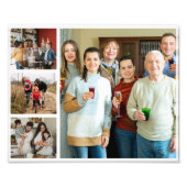 Souvenirs chères : personnalisable 4 Photo Collage (Devant)