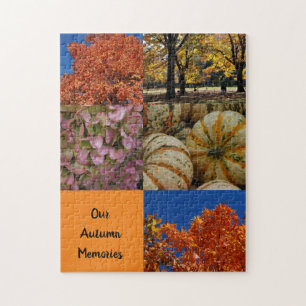 Souvenirs d'automne Nature Arbres Récolte Puzzle