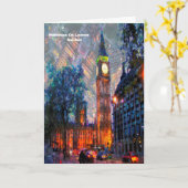 Souvenirs de la carte de voeux de Londres (Fleur jaune)