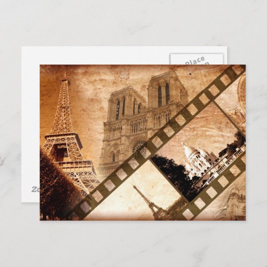 Souvenirs de la carte postale Paris (Devant / Derrière)