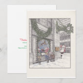 Souvenirs de Noël à Field's Flat sur la carte de v (Devant / Derrière)