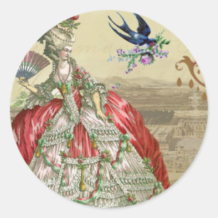 Souvenirs de Versailles Envelope Seal Ronde Sticker