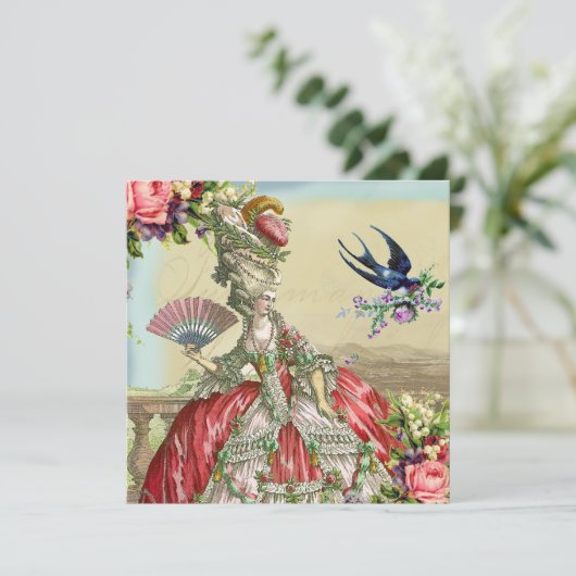 Souvenirs de Versailles Kaart (Staand voorkant)