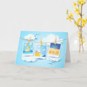 Souvenirs d'été, carte (Fleur jaune)