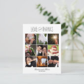 Souvenirs doux Carte de remerciements photo Mariag (Debout devant)