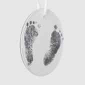 Souvenirs doux Imprimés de pieds pour bébés (devant)
