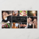 Souvenirs doux Mariage Merci Carte photo<br><div class="desc">Partagez vos photos de mariage en envoyant votre remerciement à ces cartes photos modernes et élégants que vos amis et votre famille vont sûrement adorer! Aussi disponible en d'autres couleurs. Vous pouvez également modifier la couleur vous-même en cliquant sur le bouton "Customiser" >> "Modifier" >> "Couleur Arrière - plan", puis...</div>
