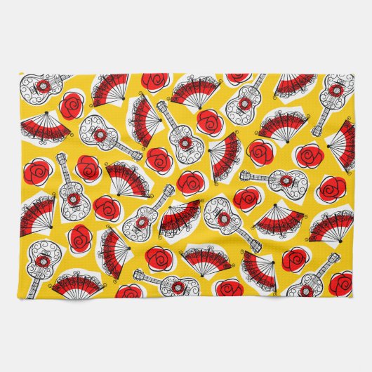 Souvenirs espagnols Torchon multicuisine horizonta (Horizontal)