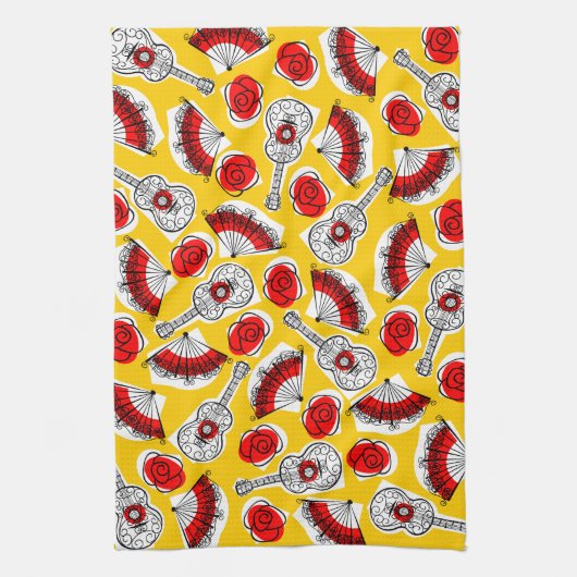 Souvenirs espagnols Torchon multicuisine horizonta (Vertical)