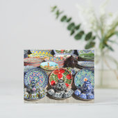 Souvenirs in Oezbekistan Briefkaart (Staand voorkant)