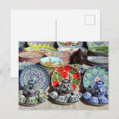 Souvenirs in Oezbekistan Briefkaart (Voorkant / Achterkant)