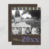 Souvenirs sucrés Invitation à la remise des diplôm (Devant / Derrière)