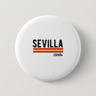 Souvenirs uit Sevilla Spanje Vanuit Sevilla España Ronde Button 5,7 Cm