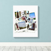 Souvenirs van Brittany Bulk Afbeeldingen Small Can Canvas Afdruk (Insitu (Houten vloer))