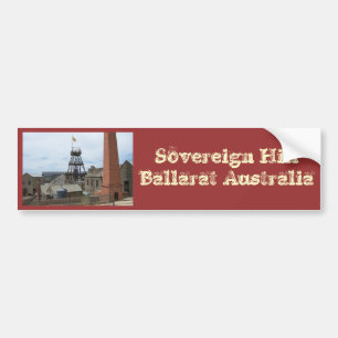 Sovereign Hill Ballarat Australië Bumpersticker
