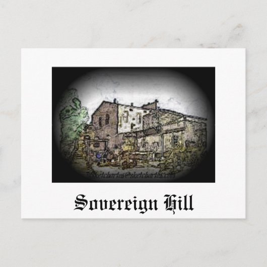 Sovereign Hill Briefkaart (Voorkant)