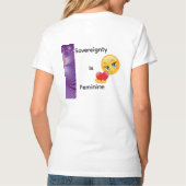 Sovereignty Is Feminine T-shirt (Achterkant)