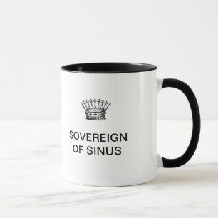 SOVEREINE VAN DE MOK VAN HET SINUS KOFFIE
