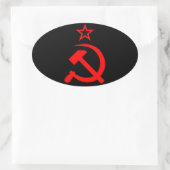 Soviet 2 ovale sticker (Tas)
