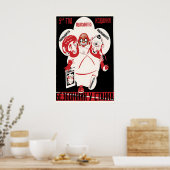 Soviet Anti-Religion Poster Give God a break (Cuisine)