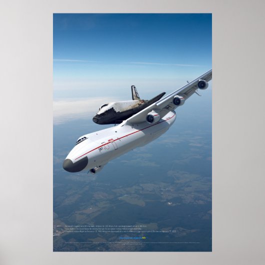 Soviet Aviation: An-225 and Buran Poster (Devant)