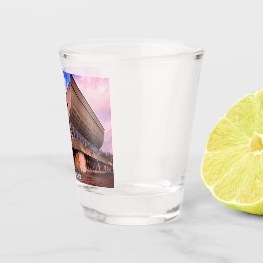 Soviet Brutalist Architecture - Vilnius, Lithuania Shot Glas (Rechts)