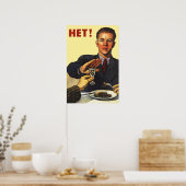 Soviet "No To Alcohol" Poster (Cuisine)