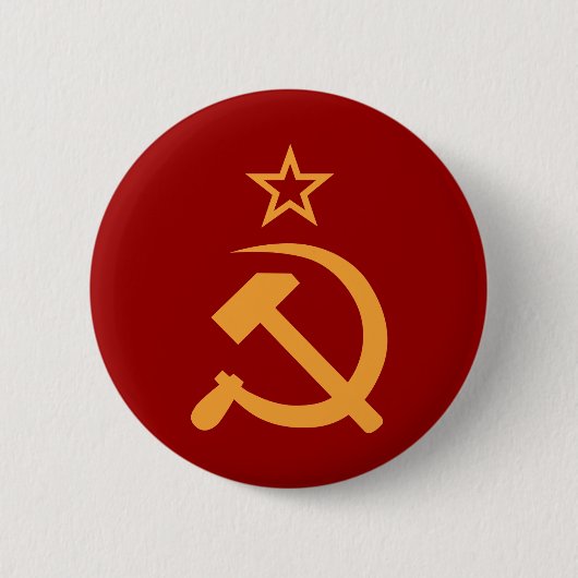 Soviet Ronde Button 5,7 Cm (Voorkant)