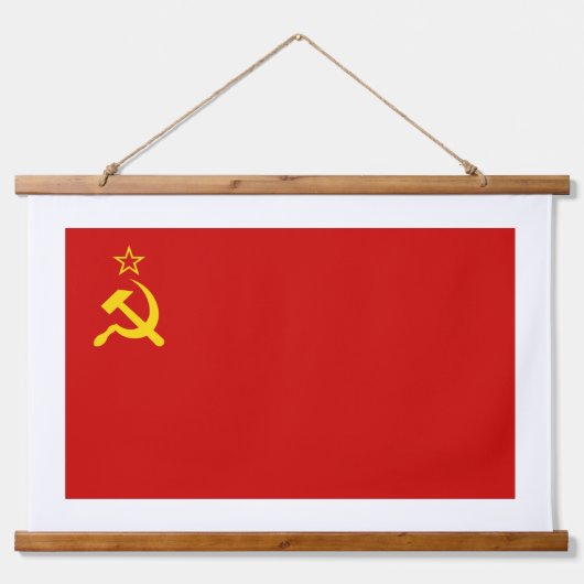 Soviet Union Flag, USSR, CCCP, Communism, Lenin Hangend Wandkleed (Voorkant)