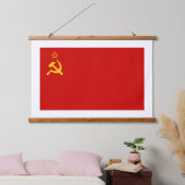 Soviet Union Flag, USSR, CCCP, Communism, Lenin Hangend Wandkleed (Slaapkamer)