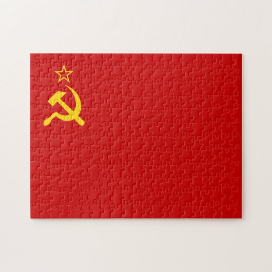 Soviet Union Flag, USSR, CCCP, Communism, Lenin Legpuzzel (Horizontaal)