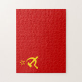 Soviet Union Flag, USSR, CCCP, Communism, Lenin Legpuzzel (Verticaal)