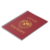 Soviet Union passport Notitieboek (Linkerzijde)