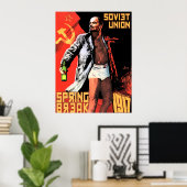 Soviet Union Spring Break 1917 Poster (Bureau à domicile)