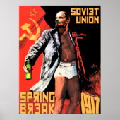 Soviet Union Spring Break 1917 Poster (Devant)