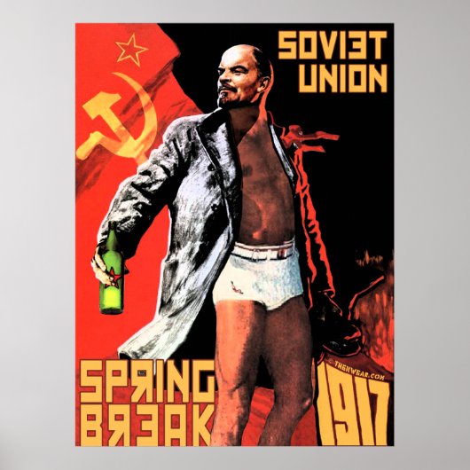 Soviet Union Spring Break 1917 Poster (Devant)