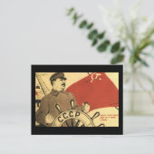 Sovjet Briefkaart (Staand voorkant)