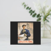 Sovjet Briefkaart (Staand voorkant)