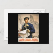 Sovjet Briefkaart (Voorkant / Achterkant)