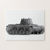 Sovjet KV1-tank Legpuzzel (Horizontaal)