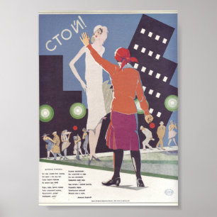 Sovjet-Moraliteitspropaganda Poster