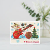  Sovjet Nieuwjaar/Kerstmis Briefkaart (Staand voorkant)