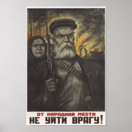 Sovjet-Poster van Propaganda Poster