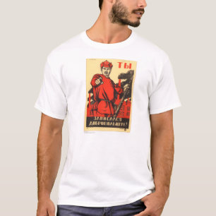 Sovjet-Poster van Propaganda T-shirt