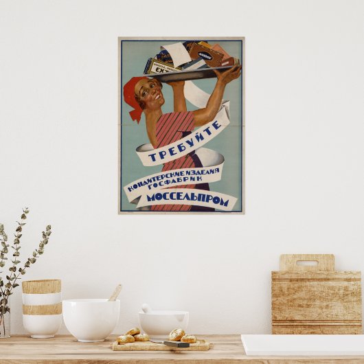Sovjet-reclame Poster (Keuken)