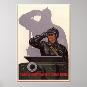 Sovjet-Rode Leger 1941 Poster