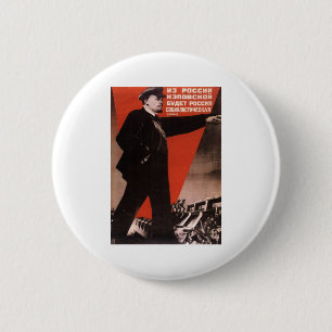 Sovjet Ronde Button 5,7 Cm