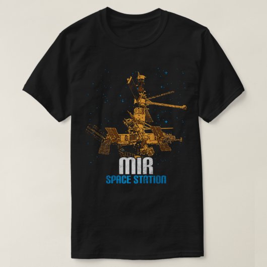 Sovjet-ruimtestation MIR 3 T-shirt (Design voorkant)