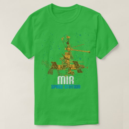 Sovjet-ruimtestation MIR 3 T-shirt (Design voorkant)